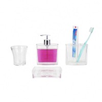 Elegant European Design Transparent Bath Gift Set